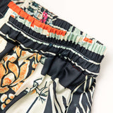 Pantalons droits taille haute Maple avec imprimé floral