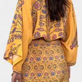 Robe Candela Boho avec Imprimé Floral et Décolleté en V
