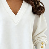 Nerea™ | Blouse élégante à col en V