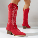 Valentina | Bottes de Cowboy avec Talon Bloc Stable et Confortable