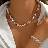 Aurora™ | Ensemble de collier et bracelet fait main
