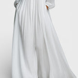 Victoria™ | Robe Longue en Lin Blanc