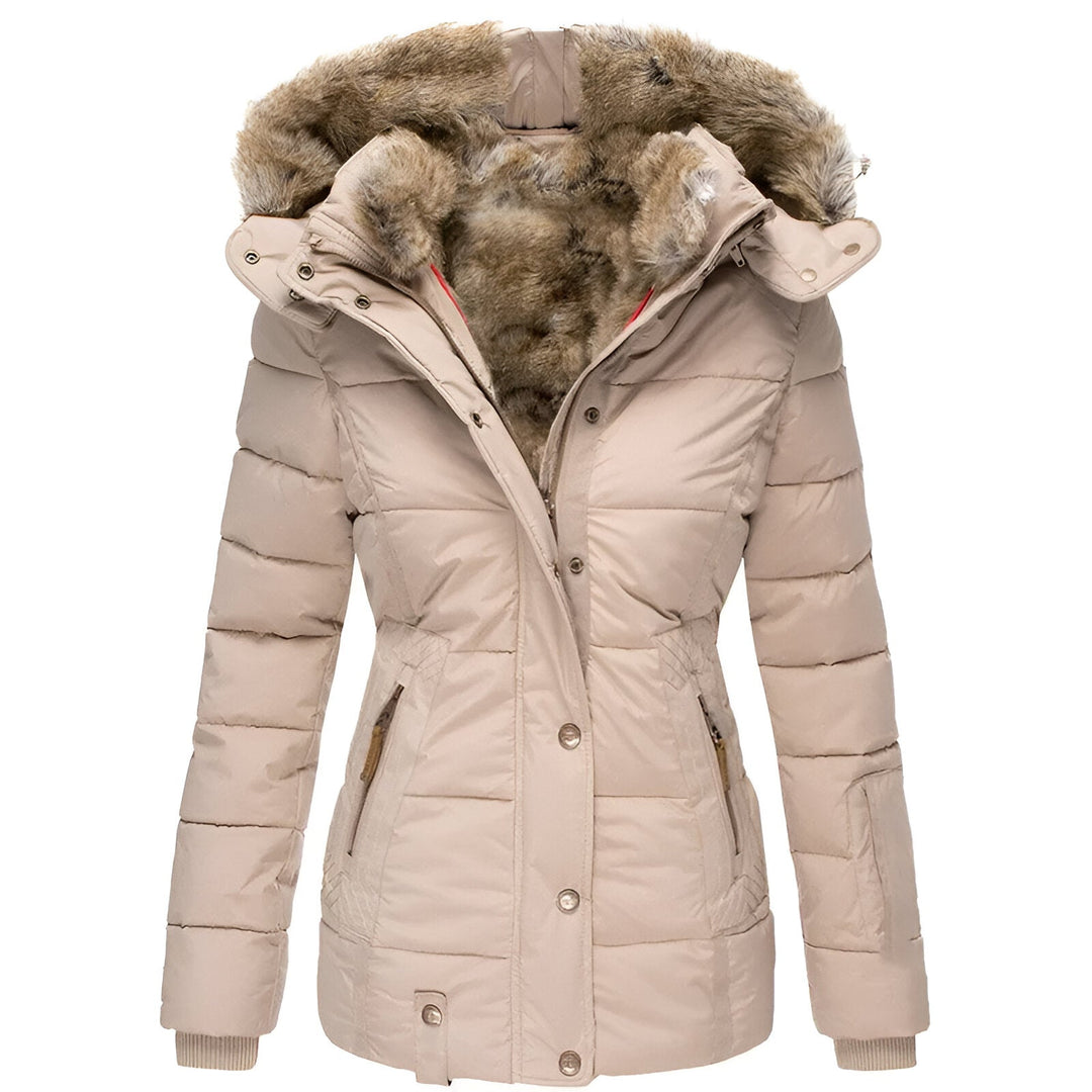 Priscila™ | Veste doudoune ajustée à capuche