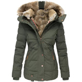 Priscila™ | Veste doudoune ajustée à capuche