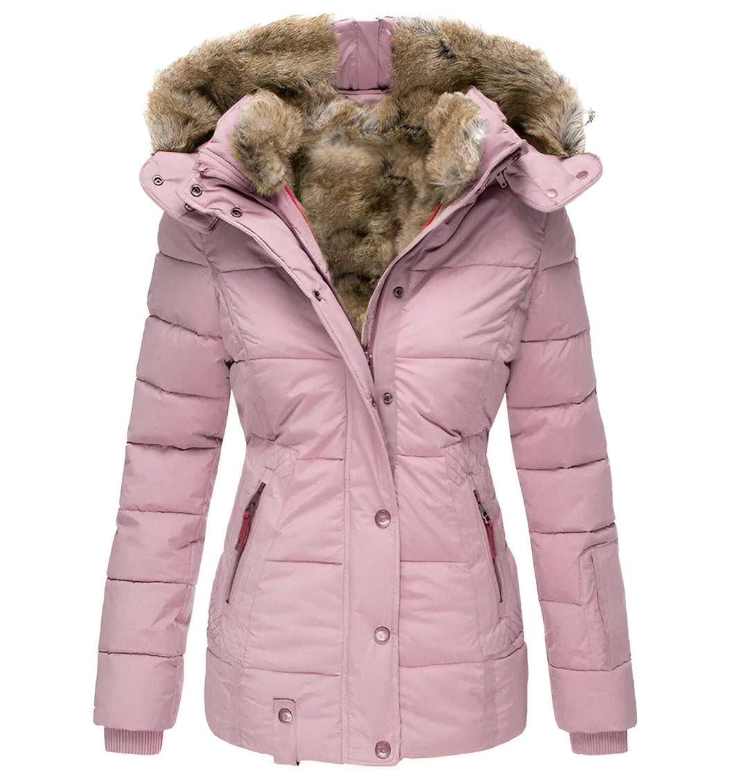 Priscila™ | Veste doudoune ajustée à capuche