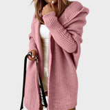 Marcela™ | Cardigan Tricoté à Capuche Oversize