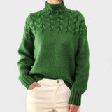 Nora™ | Pull en Tricot Chaud avec Col Haut
