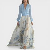 Valeria™ | Robe Maxi Florale Élégante