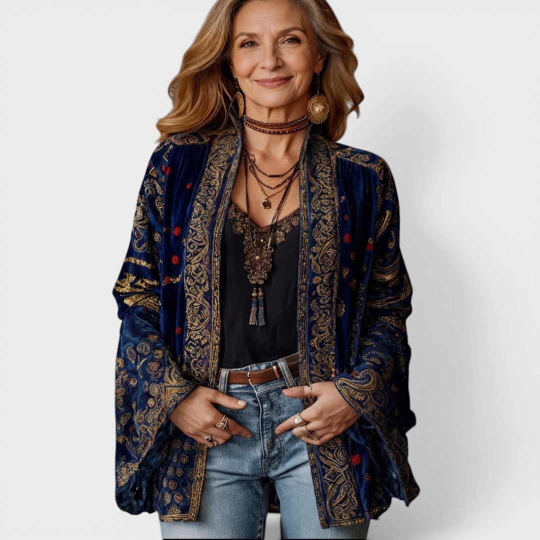 Alba™ | Kimono Bohémien Brodé