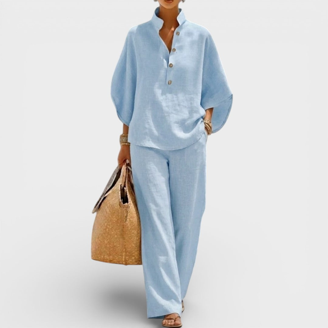 Julia™ | Ensemble en Lin Élégant