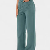 Pantalons droits taille haute Nova avec stretch