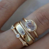 Bague Vintage en Or et Zirconia
