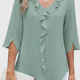Blouse Décontractée Annemiek avec Coupe Ample et Style Sophistiqué