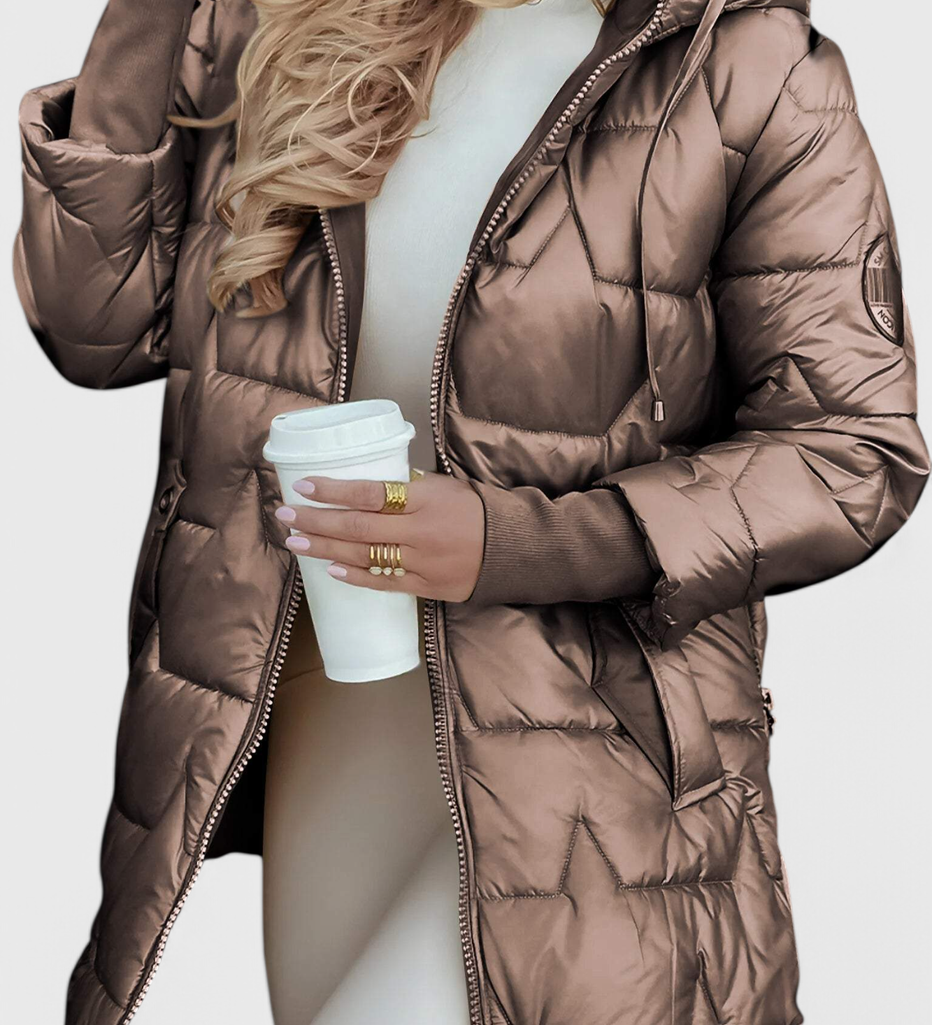 Manteau Isolant à Capuche Marcella