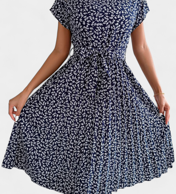 Robe Midi Galilea Fleurie avec Inspiration Champêtre
