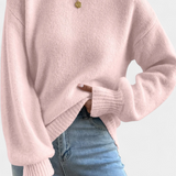 Emilia™ | Pull à col rond et manches ballons