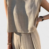 Ensemble Deux Pièces Pantalon Large Lauren