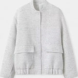 Veste d'Hiver Texturée Alvera avec Poches