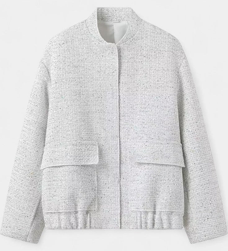 Veste d'Hiver Texturée Alvera avec Poches
