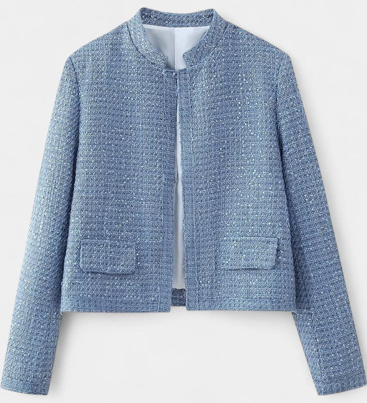 Veste d'Hiver Texturée Alvera avec Poches