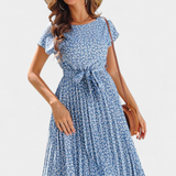 Robe Midi Galilea Fleurie avec Inspiration Champêtre