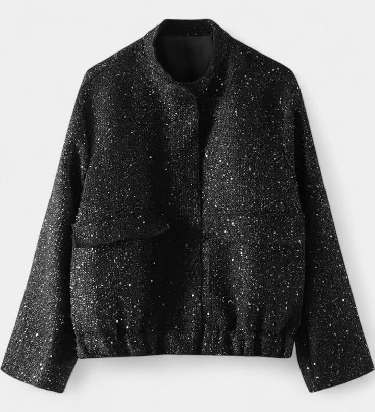 Veste d'Hiver Texturée Alvera avec Poches