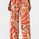 Pantalon Large Senda avec Imprimé Abstrait