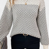 Rachael™ | Pull Col Rond à Blocs de Couleurs