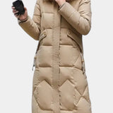Manteau d'hiver Maisha avec capuche