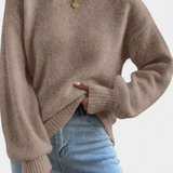 Emilia™ | Pull à col rond et manches ballons