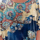 Blouse Oversize Omari avec Imprimé Bohème Rétro