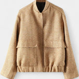 Veste d'Hiver Texturée Alvera avec Poches
