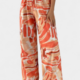 Pantalon Large Senda avec Imprimé Abstrait