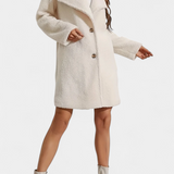 Manteau Lyra avec Silhouette Épurée et Boutons Simples