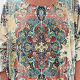 Blouse Oversize Omari avec Imprimé Bohème Rétro