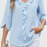 Blouse Décontractée Annemiek avec Coupe Ample et Style Sophistiqué