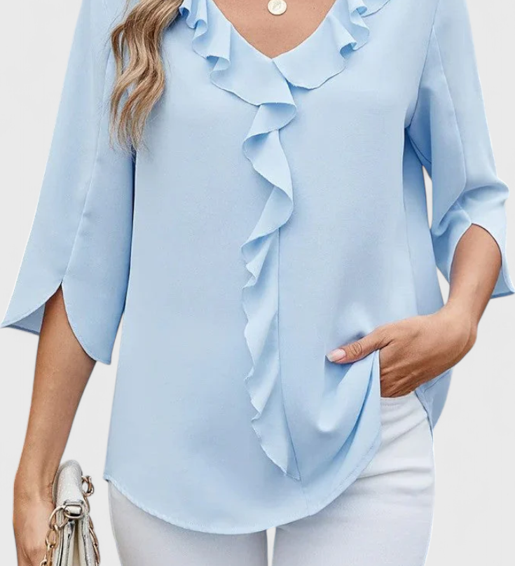 Blouse Décontractée Annemiek avec Coupe Ample et Style Sophistiqué