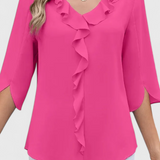 Blouse Décontractée Annemiek avec Coupe Ample et Style Sophistiqué