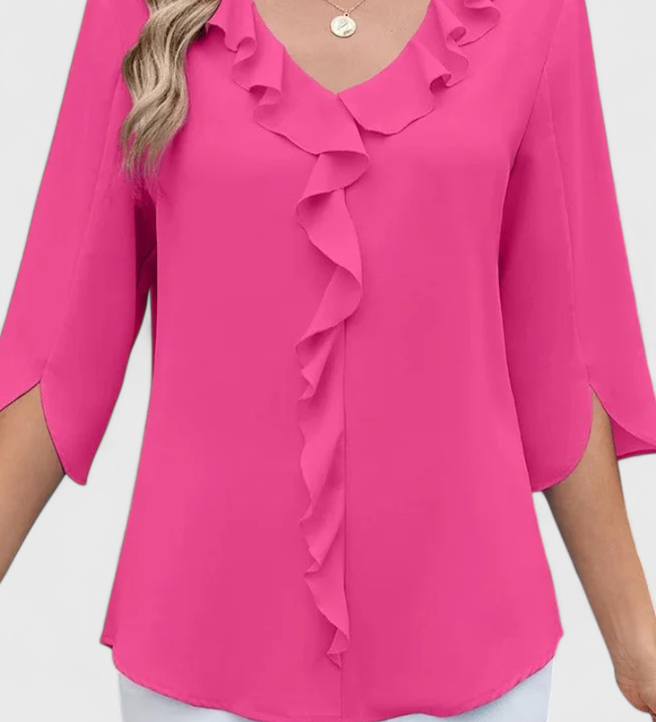 Blouse Décontractée Annemiek avec Coupe Ample et Style Sophistiqué