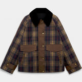 Veste à Carreaux Ausra Coupe Droite