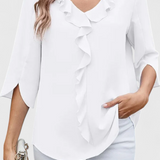 Blouse Décontractée Annemiek avec Coupe Ample et Style Sophistiqué