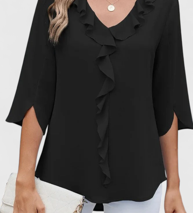 Blouse Décontractée Annemiek avec Coupe Ample et Style Sophistiqué
