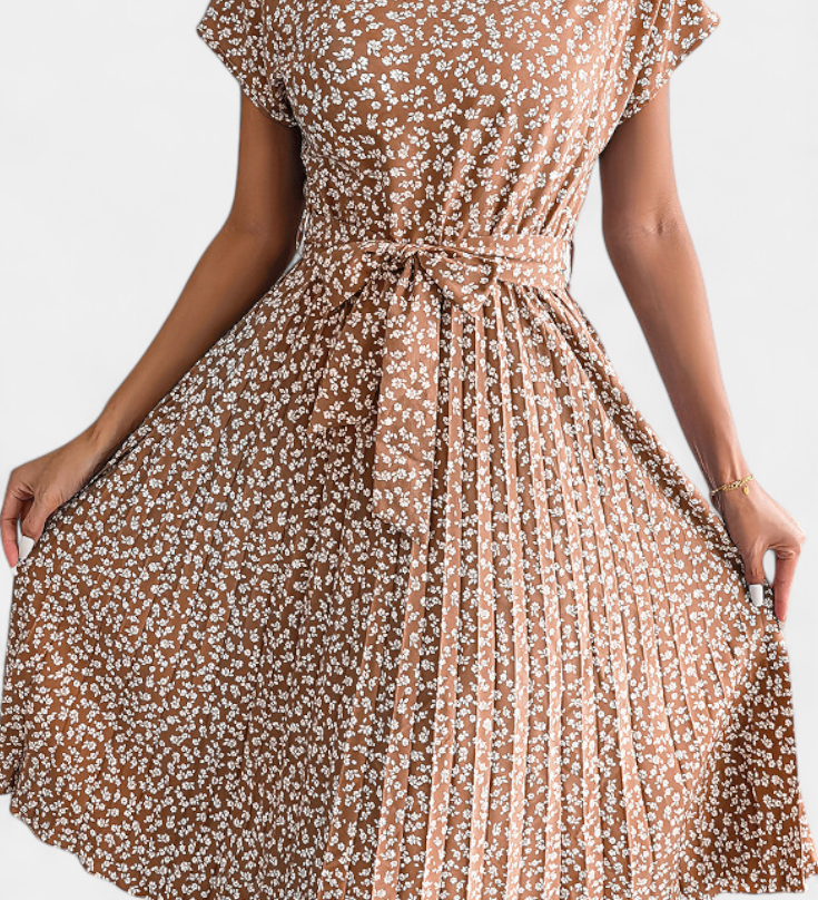 Robe Midi Galilea Fleurie avec Inspiration Champêtre