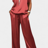 Ensemble Printemps Blasa en Deux Pièces avec Style Sophistiqué