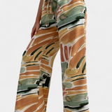Pantalon Large Senda avec Imprimé Abstrait