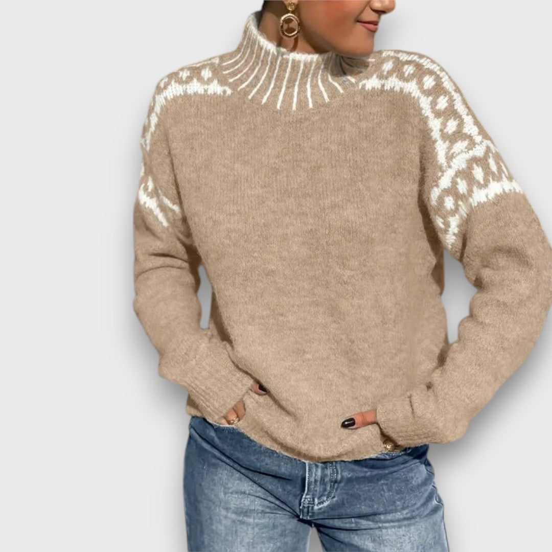Herminia™ | Pull d'hiver en maille épaisse