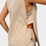 Ensemble en Lin Sans Manches Loren