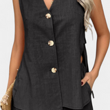 Ensemble en Lin Sans Manches Loren