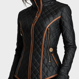 Laura™ | Veste Matelassée en Diamant