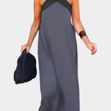Robe Edith avec Décolleté Croisé et Dos Nu